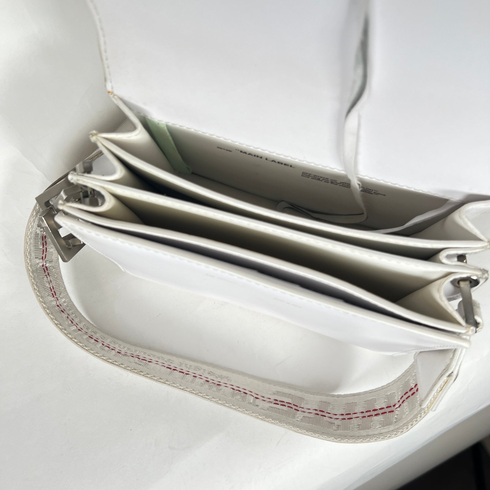 Off-White Paper Clip White Bag