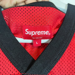 Supreme Red/Black Ol' Dirty Bastard Football Jersey Size L