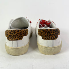 Saint Laurent SL 37 Diamond Leather Court Sneakers