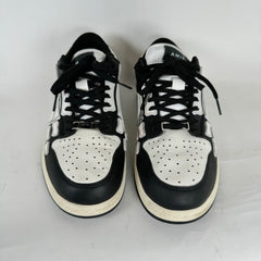 Amiri Black/White Skeleton Low Top Sneaker Size 42