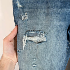 Amiri MX1 Blue Banadana Size 34