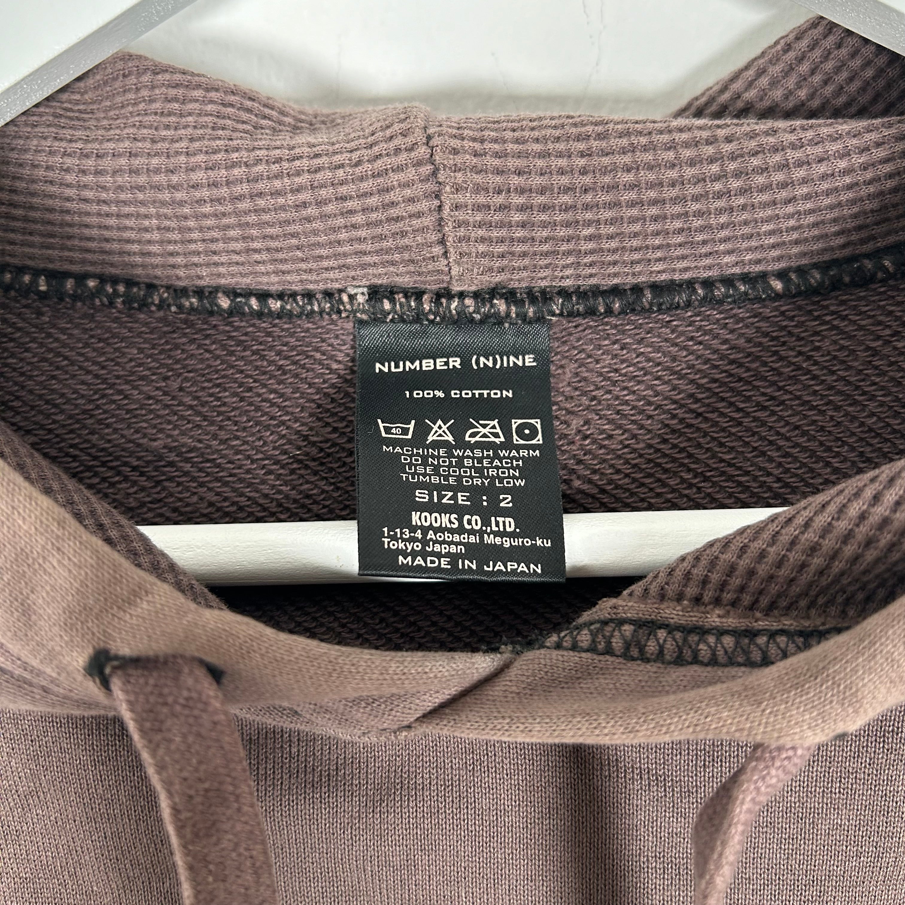 Number (N)ine 'School of Visual Comedy' Hoodie Size 2 – Street