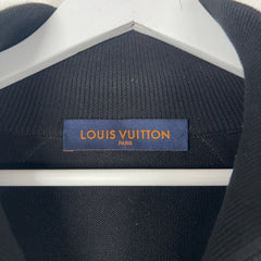 Louis Vuitton Color Block Leather/Knit Track Jacket