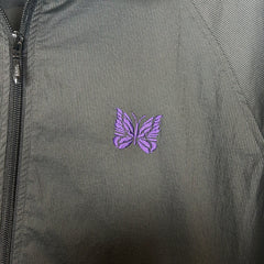 Needles Black Nylon Windbreaker Jacket Size S