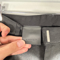 Givenchy Black Chito Grafitti Dog Jeans Size 34