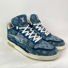 Louis Vuitton Monogram Denim High-Top LV Trainer