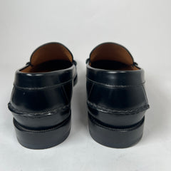 Gucci Black Interlocking G Web Kaveh Loafer Size GG 10