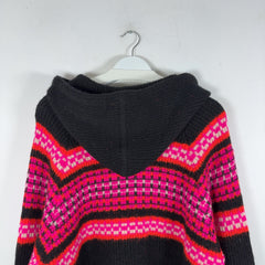 Celine Knitted Logo Jacquard Wool Sweater