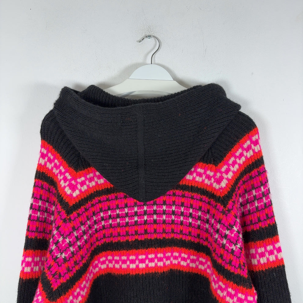 Celine Knitted Logo Jacquard Wool Sweater