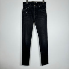 Amiri Black Distressed Skinny Jeans Size 32