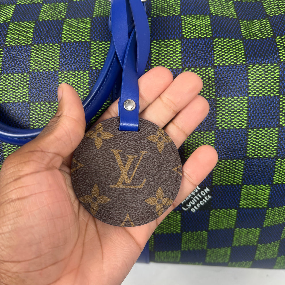 Louis Vuitton Blue/Green Damier Other Keepall Bandouliere 50