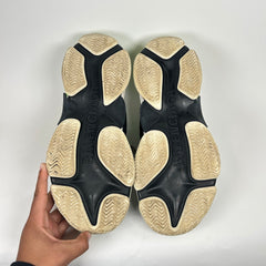 Balenciaga Green/Grey Triple S Sneaker Size 44