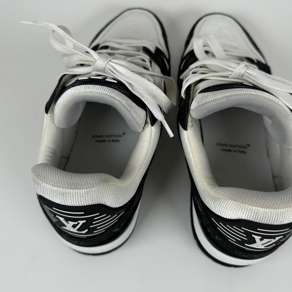 Louis Vuitton Monogram Denim Trainers Size 6LV