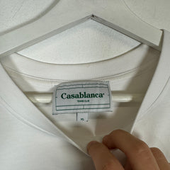 Casablanca White Tennis Club Tee Size XL