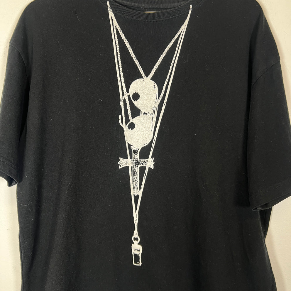 Number (N)ine Black 'Welcome To The Shadow' T-Shirt Size 2