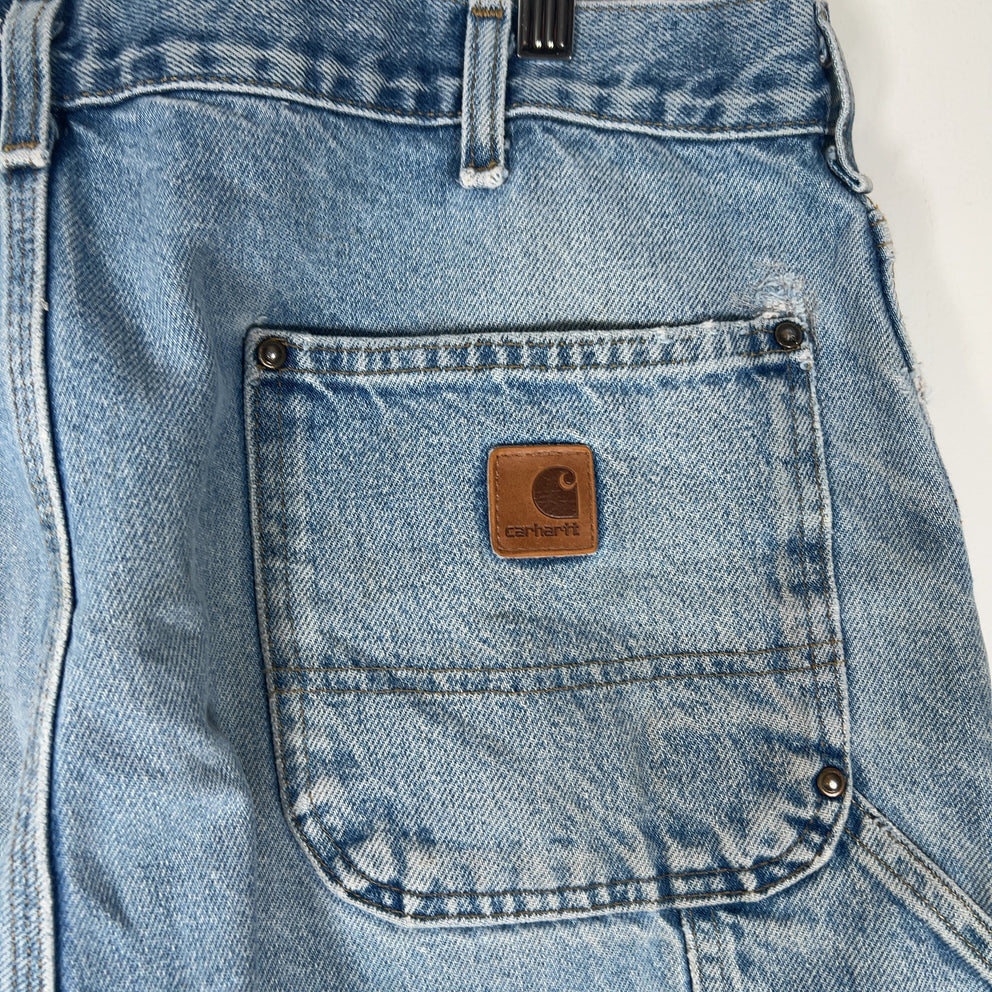Carhartt Vintage Distressed Denim Double Knee Carpenter Jeans