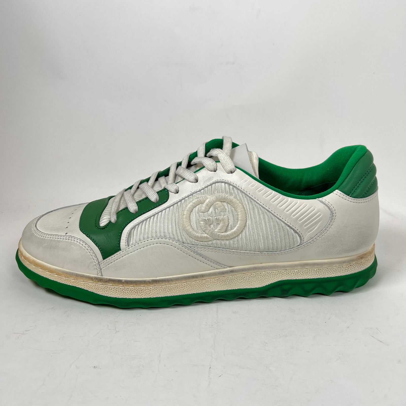 Gucci Off White Green Mac 80 Sneaker Size GG 11
