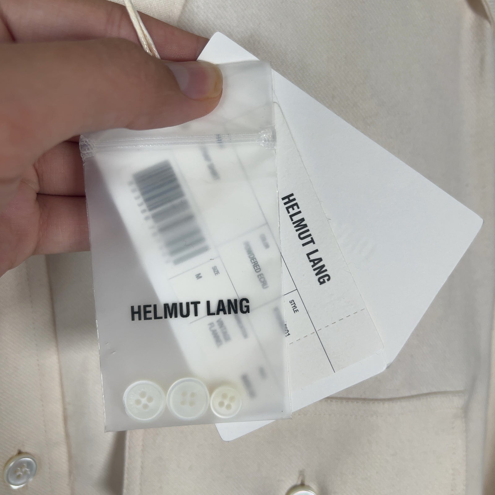 Helmut Lang Back Harness Button-Up Shirt
