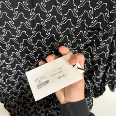 Celine Black Viscose Hawaiian Shirt Size L