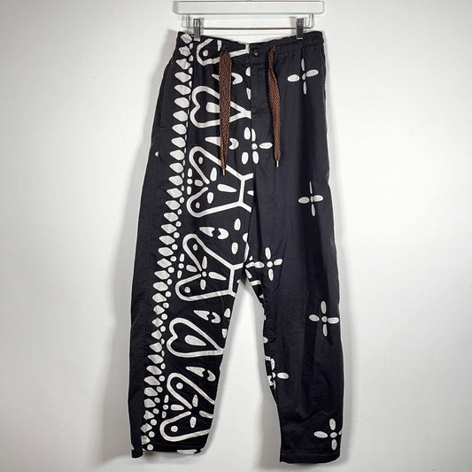 Kapital Navy Humongo Paisley Pants Size XL