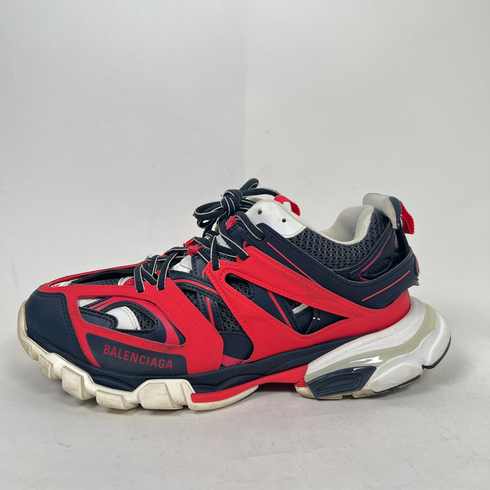 Balenciaga Navy/Red LED Track Sneaker Size 43