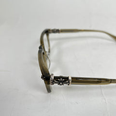 Chrome Hearts Army Green 'Cox Ucker' Glasses