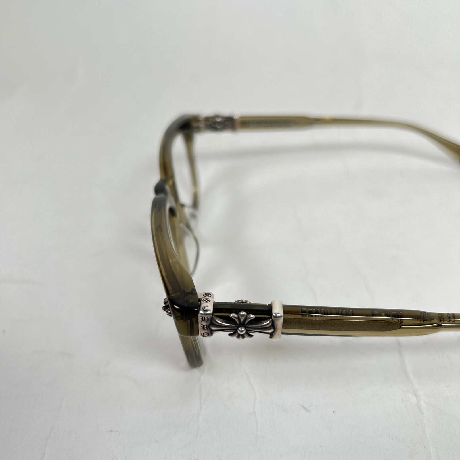 Chrome Hearts Army Green 'Cox Ucker' Glasses