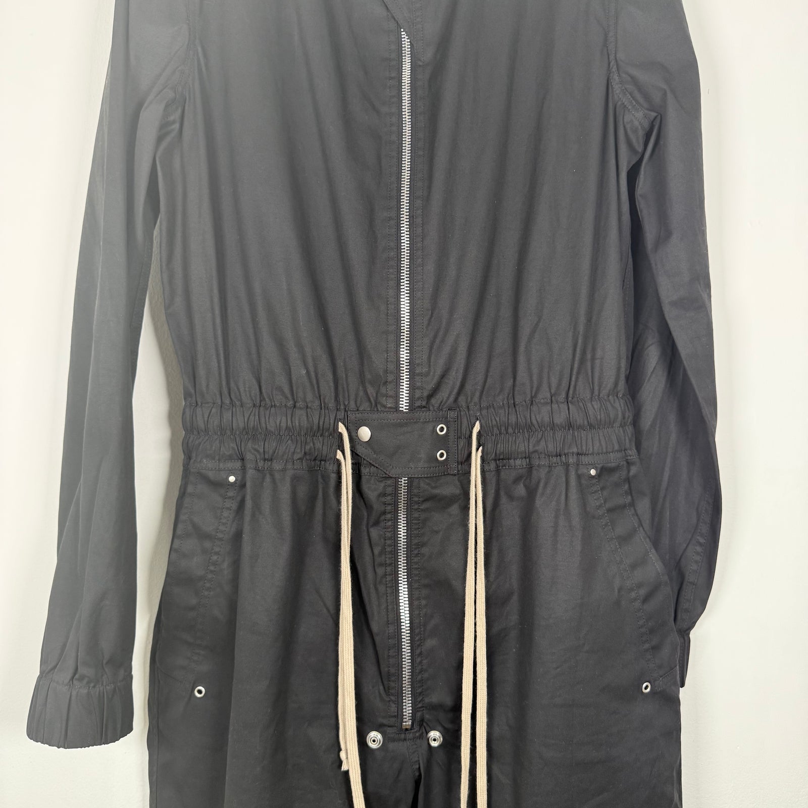 Rick Owens Luxor FW/23 Black Jumpsuit Size XL