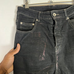 Rick Owens DRKSHDW FW20 Bruise Detroit Cut Denim Jeans