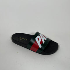 Gucci x Palace Black Slides Size 39