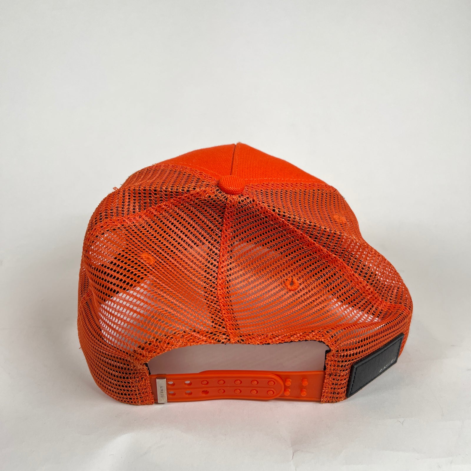 Amiri Paint Drip Logo Orange Trucker