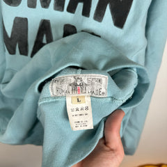 Human Made Light Blue Pizza Hoodie Size L