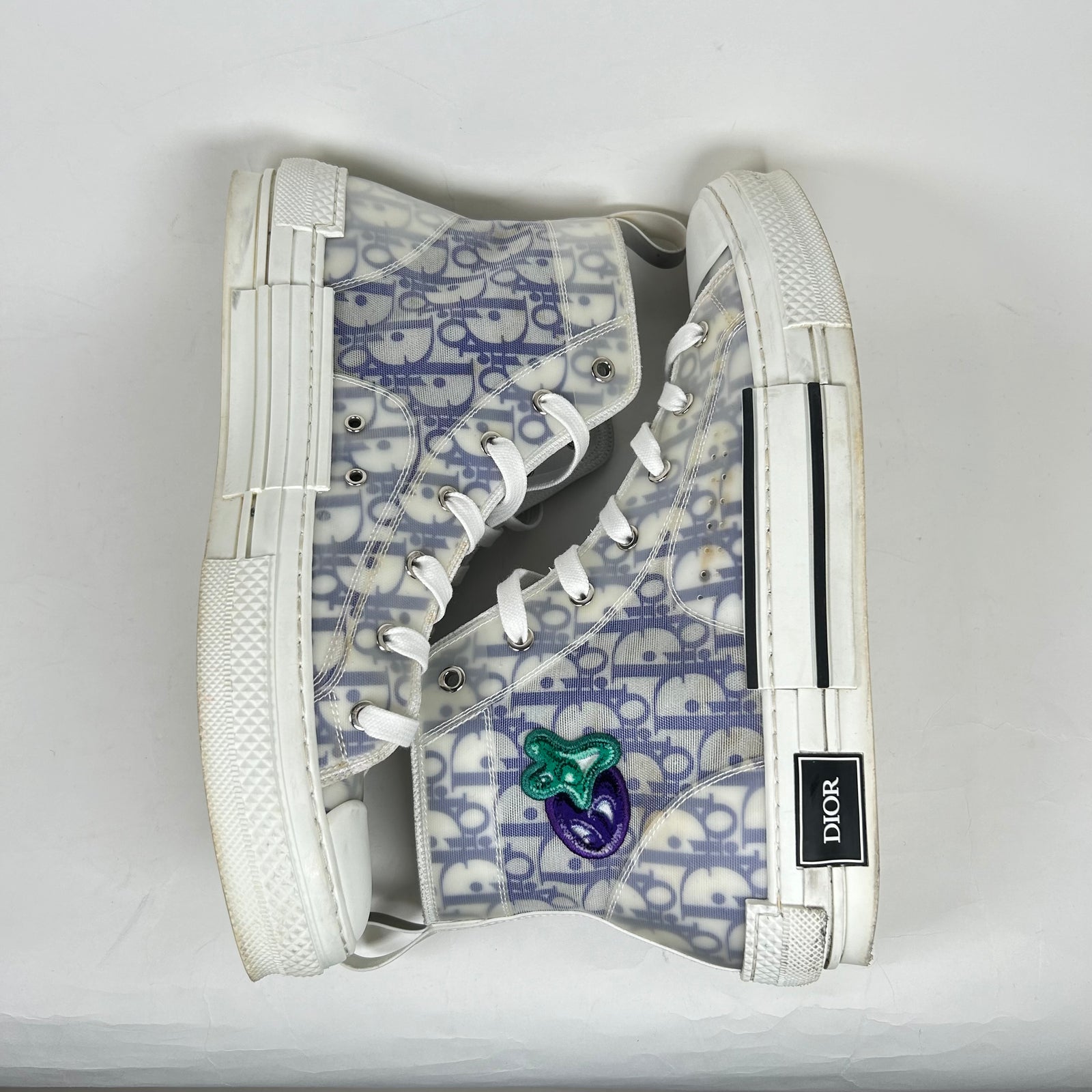 Dior x Kenny Scharf B23 Oblique High Top Sneaker Size 45