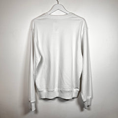 Helmut Lang White Logo Sweater Size M