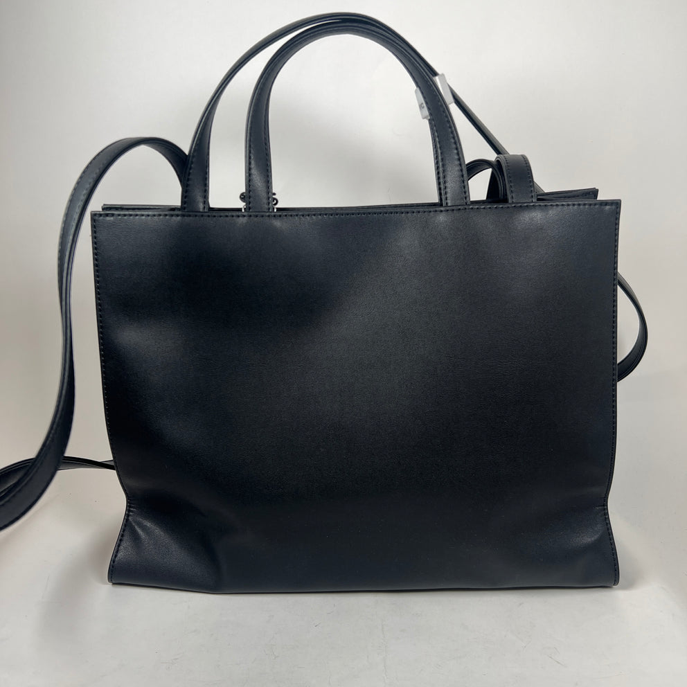 Telfar Black Medium Shopping Bag