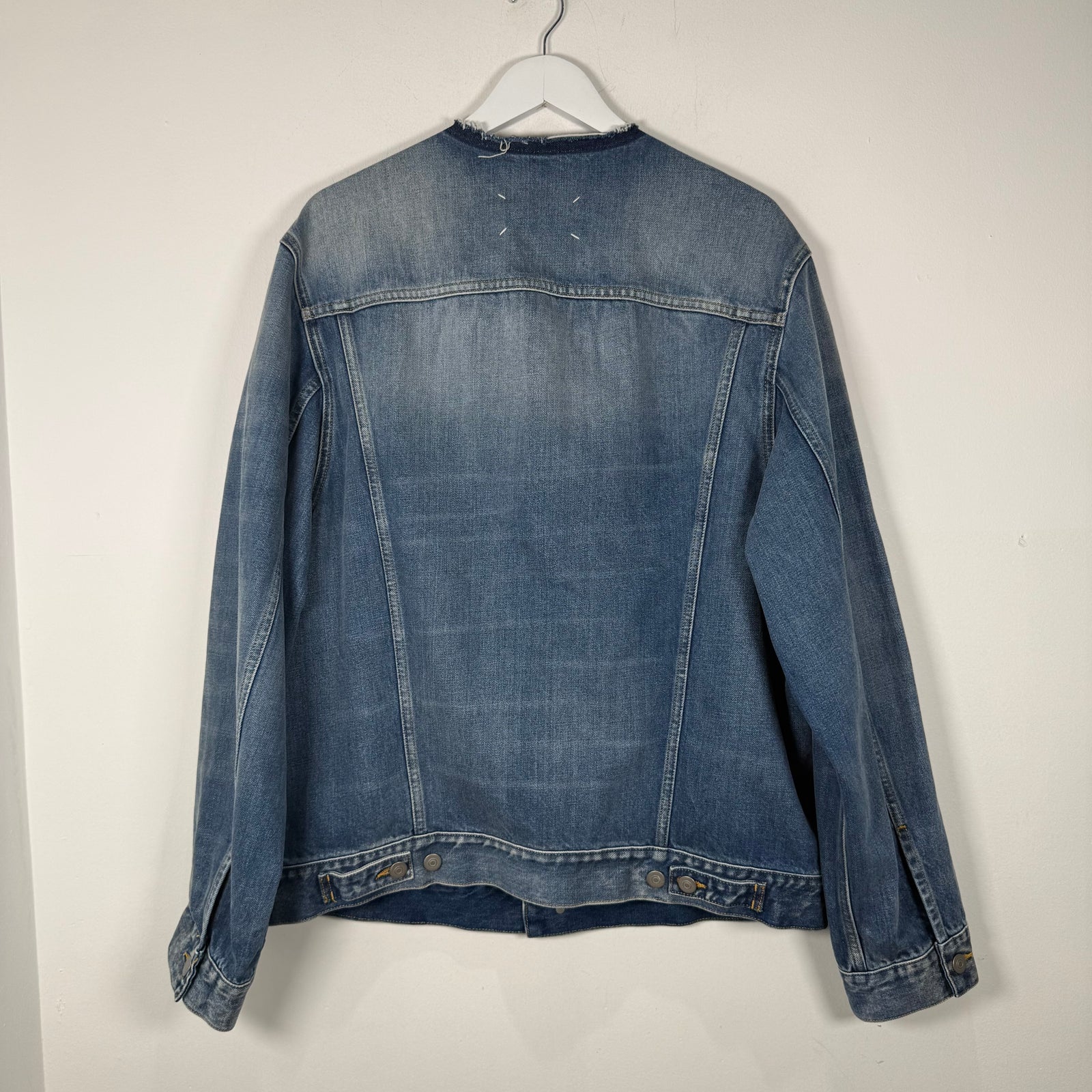 Maison Margiela Collarless Denim Jacket Size L