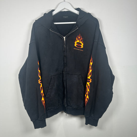 Balenciaga Burning Unity Hoodie Size L