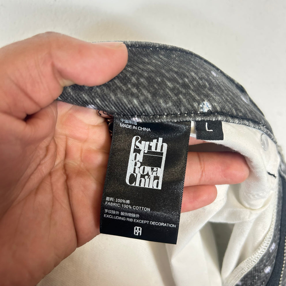 Birth Of Royal Child Black Diamond Jeans Size L