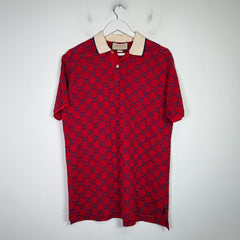 Gucci GG Embroidered Monogram Polo
