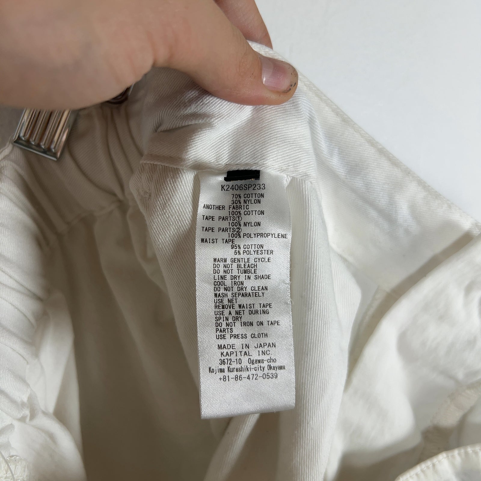 Kapital Velcro Logo Shorts