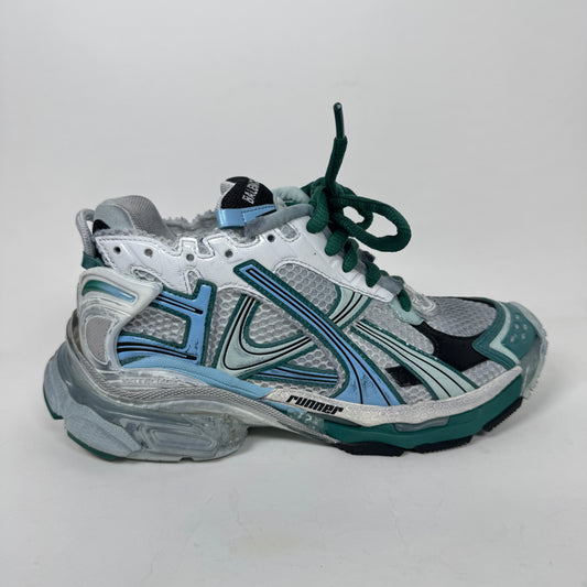 Balenciaga Green/Blue Runners Size 38