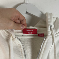 Supreme Embroidered 'S' Zip-Up Hoodie