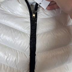 Moncler White Guenioc Giubbotto Jacket Size 3