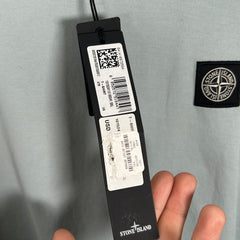 Stone Island Light Blue Logo T-Shirt Size XXL