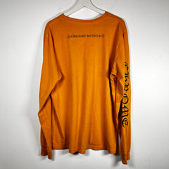 Chrome Hearts Mustard Yellow Vertical LS Tee Size L