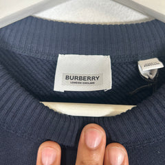 Burberry Navy Equestrian Knight Sweatshirt Size M