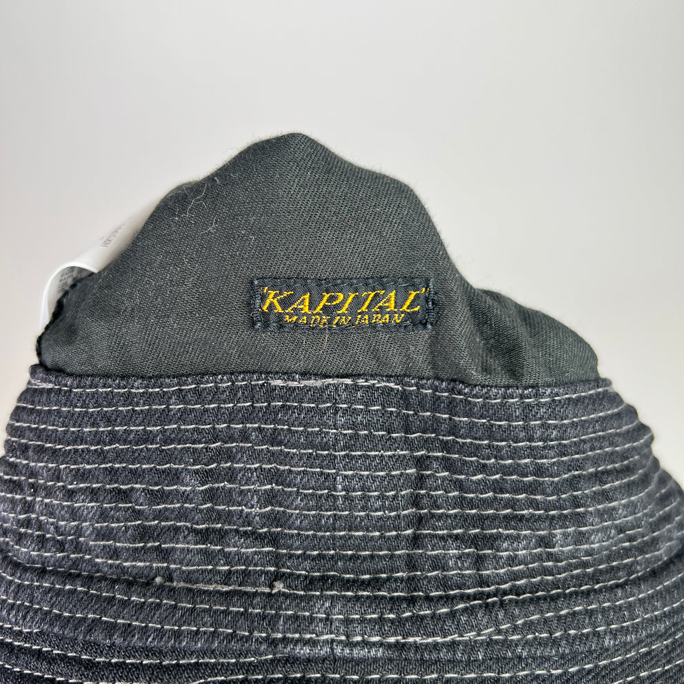 Kapital 11.5oz The Old Man & The Sea Denim Bucket Hat