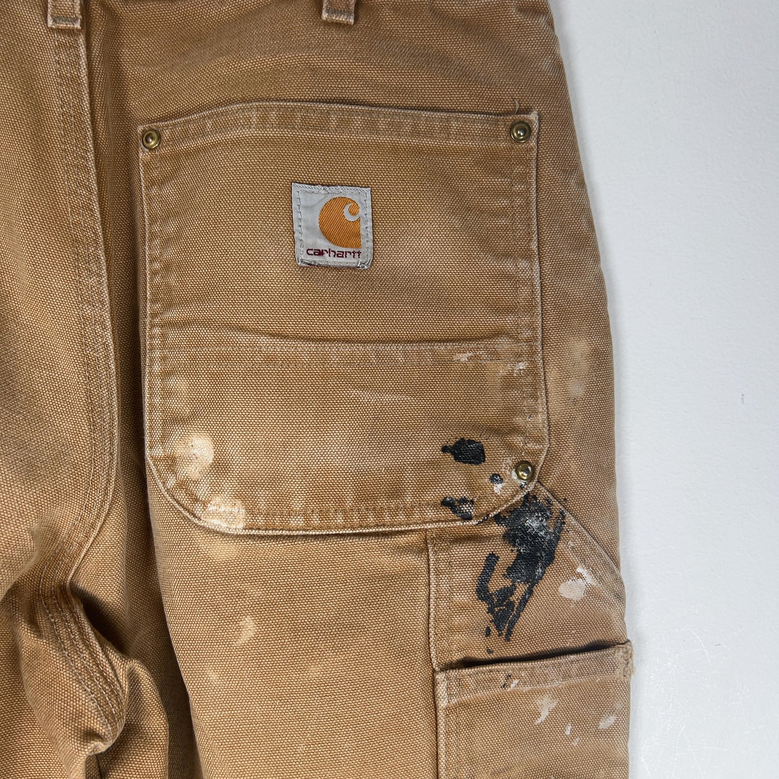 Carhartt Vintage Paint Splatter 'Double Knee' Carpenter Pants
