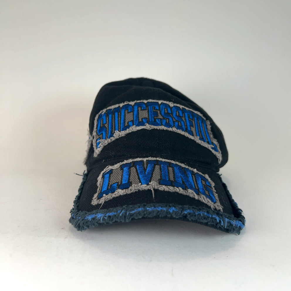 Diesel 'Successful Living' Distressed Patch Hat