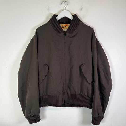Fendi FF Marble-Effect Reversible Bomber Jacket